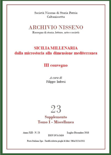 Archivio Nisseno 23 Supplemento